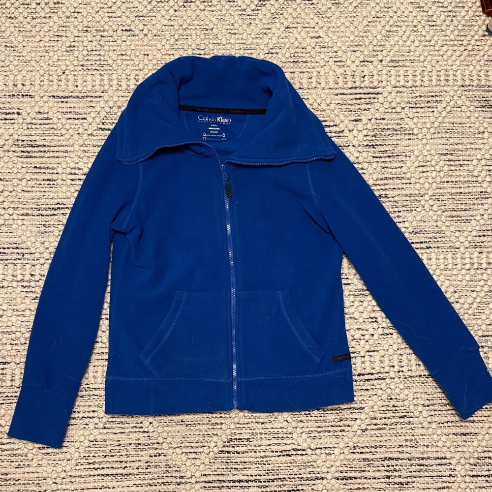 Calvin Klein Royal Blue Fleece Jacket